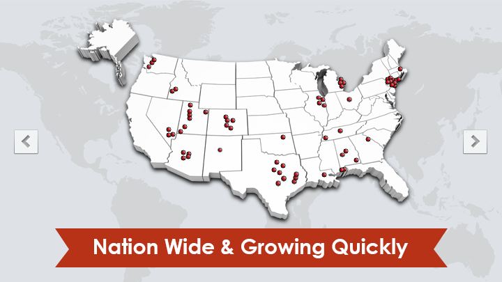 Kick'em Out Quick® Evictions & Collections United States Map of Current Member Eviction Attorney Territories